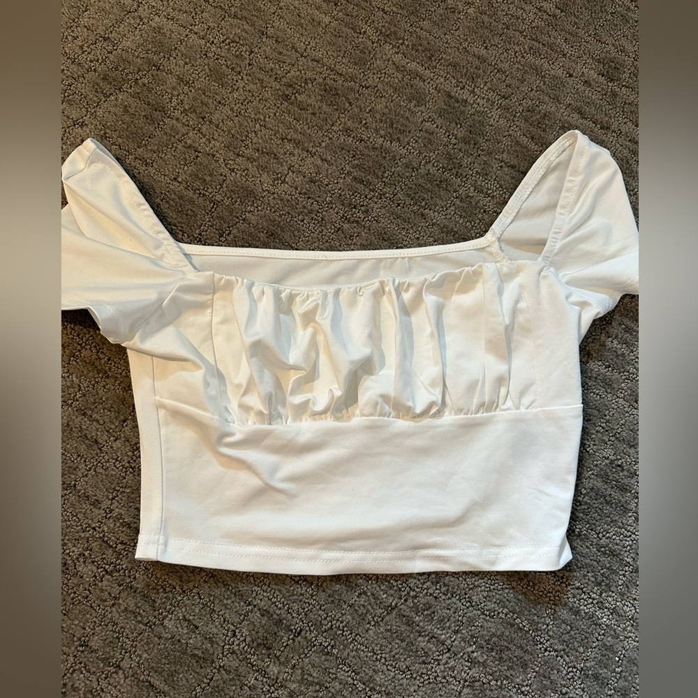 Barely Worn SHEIN Square Neck Crop Top